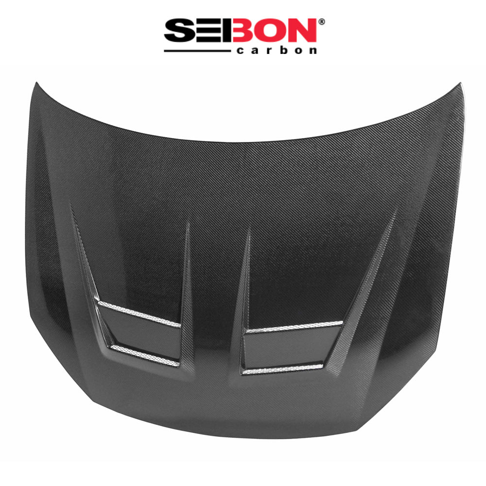 2010-2014年式フォルクスワーゲン ゴルフR用 セイボンカーボン カーボンファイバー DVスタイル ボンネット Seibon Carbon DV-Style Carbon Fiber Hood For 2010-2014 VW Golf / GTI(送料無料)