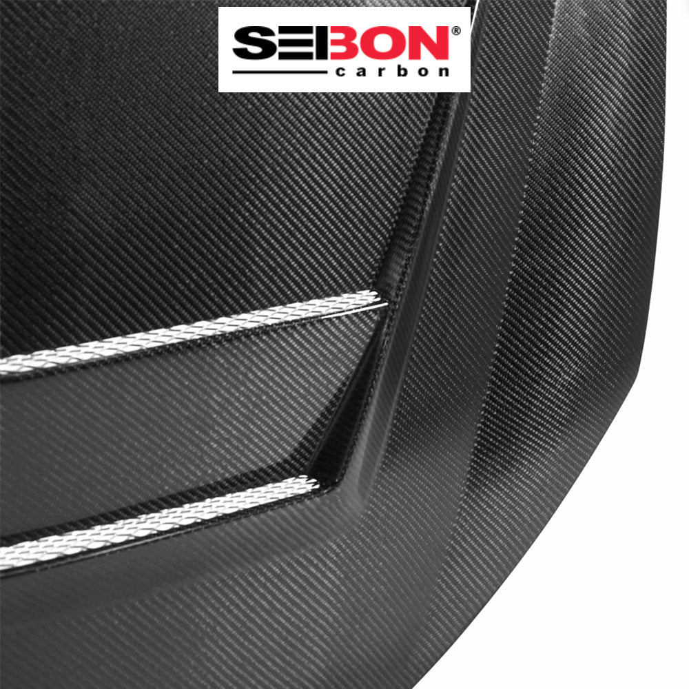 2010-2014年式フォルクスワーゲン ゴルフR用 セイボンカーボン カーボンファイバー DVスタイル ボンネット Seibon Carbon DV-Style Carbon Fiber Hood For 2010-2014 VW Golf / GTI(送料無料)