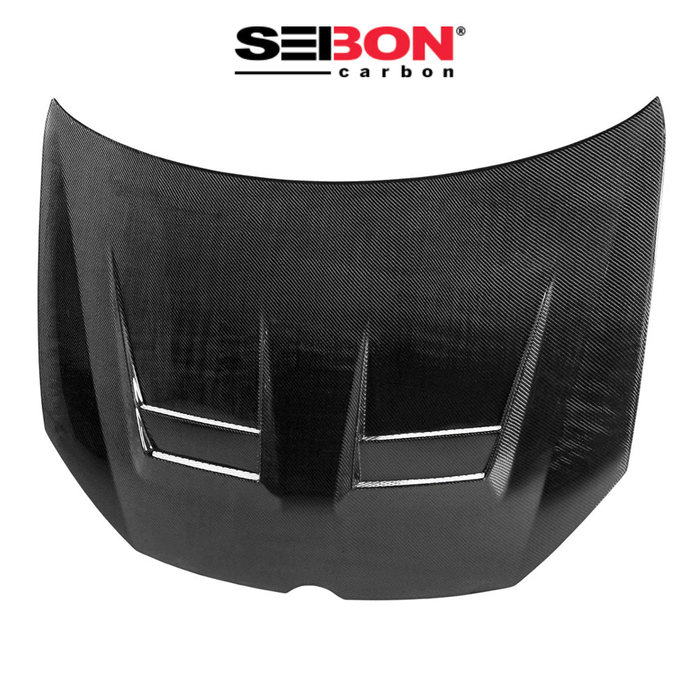 2010-2014年式フォルクスワーゲン ゴルフR用 セイボンカーボン カーボンファイバー DVスタイル ボンネット Seibon Carbon DV-Style Carbon Fiber Hood For 2010-2014 VW Golf / GTI (送料無料)