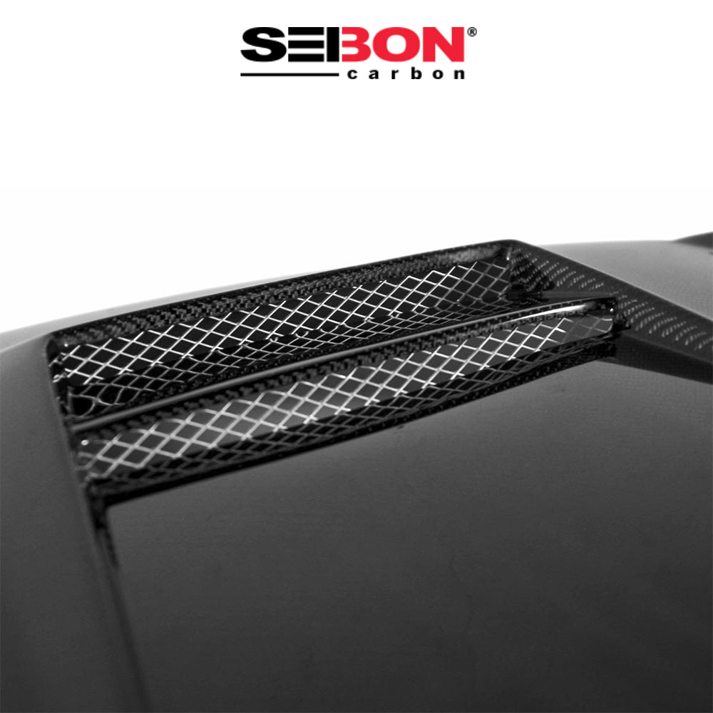 2010-2014年式フォルクスワーゲン ゴルフR用 セイボンカーボン カーボンファイバー DVスタイル ボンネット Seibon Carbon DV-Style Carbon Fiber Hood For 2010-2014 VW Golf / GTI (送料無料)