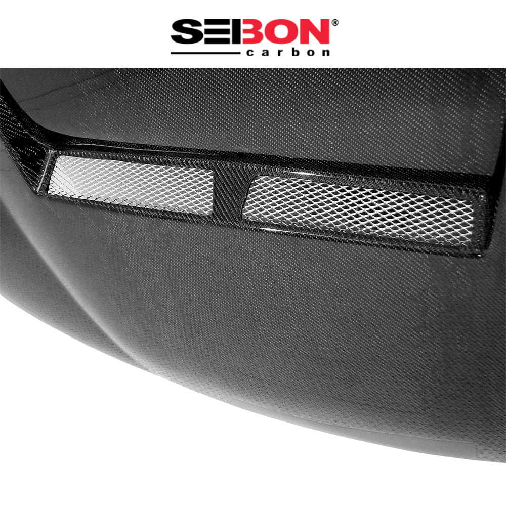 1997-1998年式 日産 シルビアＳ１４用 セイボンカーボン 純正スタイル カーボンファイバー製ボンネット　Seibon Carbon TA-Style Carbon Fiber Hood For 1997-1998 Nissan 240SX (消費税、送料込み)