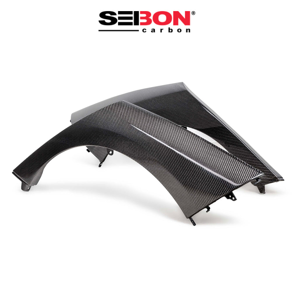 2023-2025年式トヨタ ＧＲカローラ用 セイボンカーボン カーボンファイバー製リアフェンダートリムセット　Seibon Carbon Carbon Fiber Rear Fender Trims For 2023-2025 Toyota GR Corolla (消費税、送料込み)