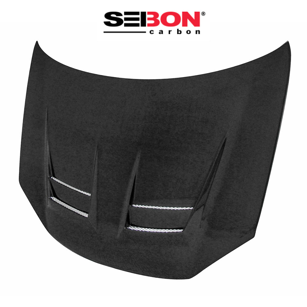 2006-2009年式フォルクスワーゲン ゴルフ GTI 用 セイボンカーボン DVスタイル カーボンファイバー製ボンネット　Seibon Carbon DV-Style Carbon Fiber Hood For 2006-2009 VW Golf GTI (消費税、送料込み)