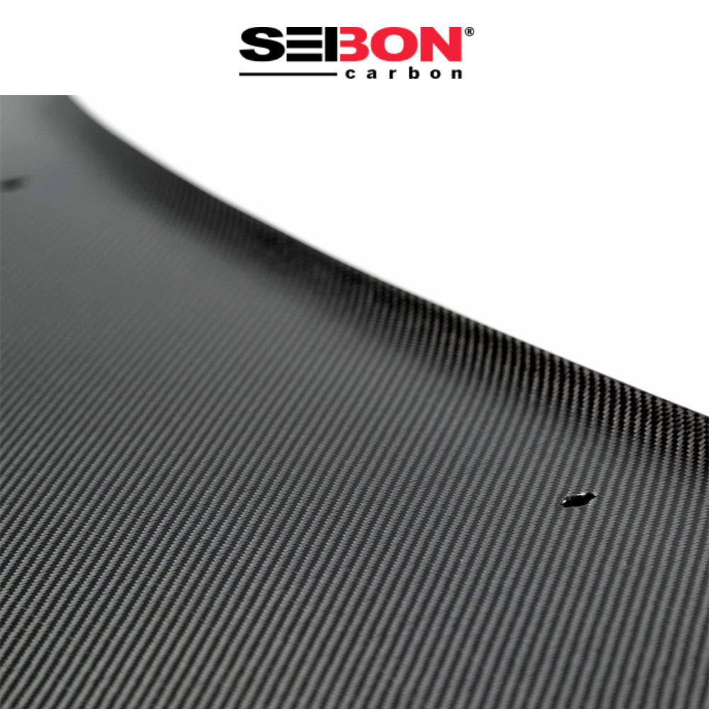 1993-1998年式 トヨタ スープラ用 セイボンカーボン KBスタイル カーボンファイバー製ボンネット　Seibon Carbon KB-Style Carbon Fiber Hood For 1993-1998 Toyota Supra (消費税、送料込み)