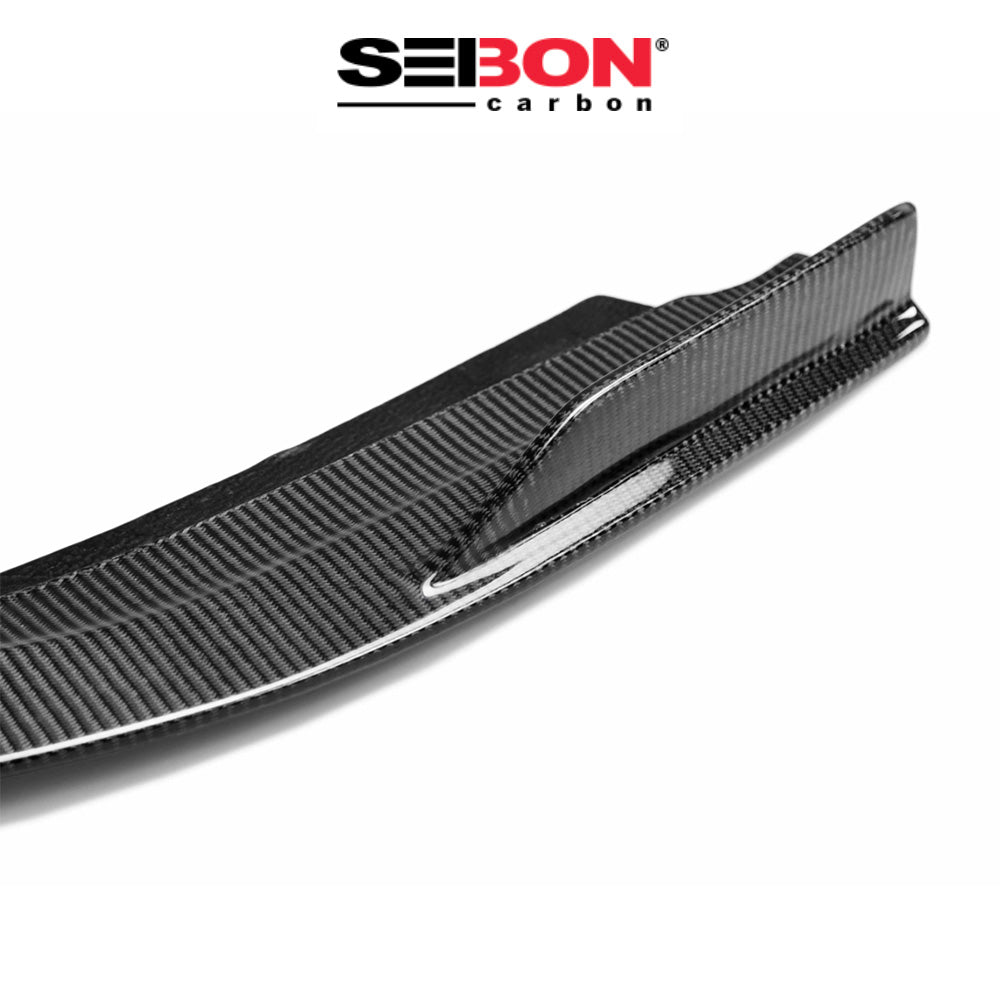 2016-2021年式 ホンダ シビック用 セイボンカーボン TRスタイル カーボンファイバー製リアリップ　Seibon Carbon TR-Style Carbon Fiber Rear Lip For 2016-2018 Honda Civic 4 Dr (消費税、送料込み)