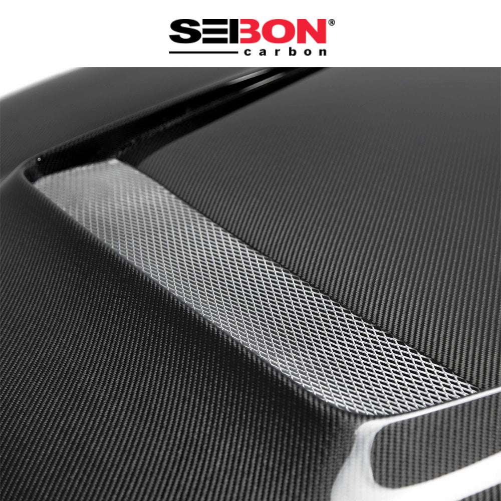 1993-1998年式 トヨタ スープラ用 セイボンカーボン KBスタイル カーボンファイバー製ボンネット　Seibon Carbon KB-Style Carbon Fiber Hood For 1993-1998 Toyota Supra (消費税、送料込み)