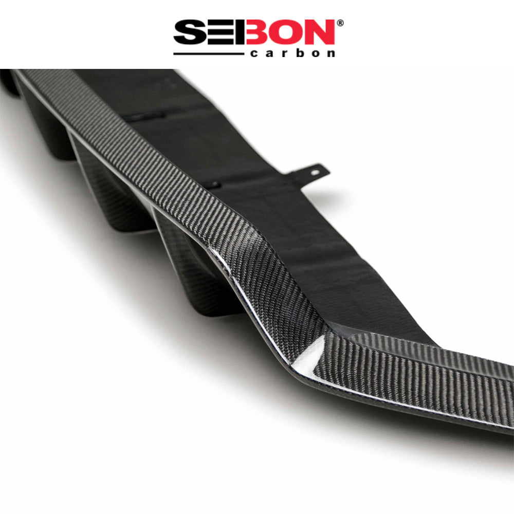 2016-2021年式 ホンダ シビック用 セイボンカーボン TRスタイル カーボンファイバー製リアリップ　Seibon Carbon TR-Style Carbon Fiber Rear Lip For 2016-2018 Honda Civic 4 Dr (消費税、送料込み)
