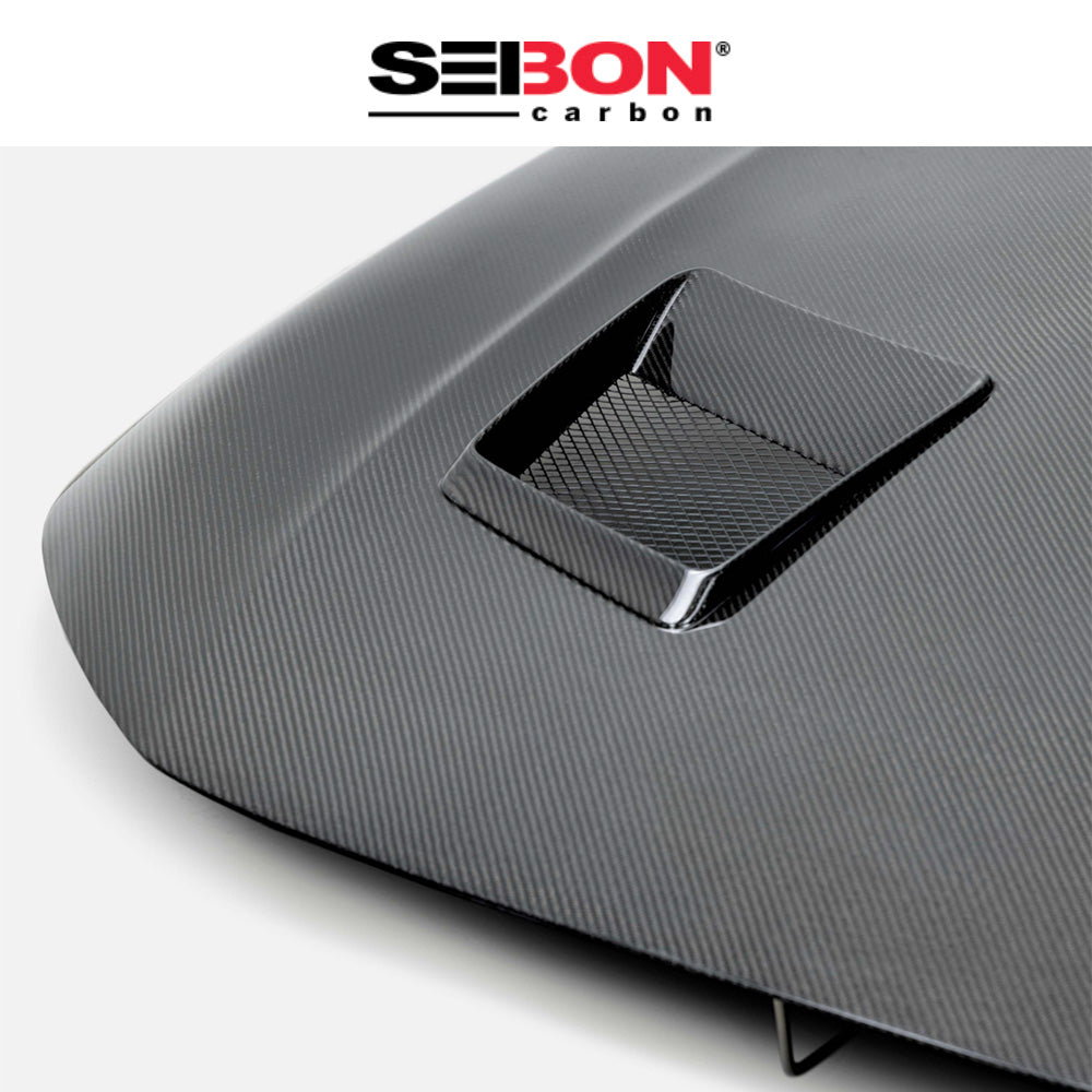 2022-2025年式 ホンダシビック用 セイボンカーボン THRWスタイル カーボンファイバー製ボンネット　Seibon Carbon THRW-Style Carbon Fiber Hood For 2022-2023 Honda Civic 4 DR (消費税、送料込み)