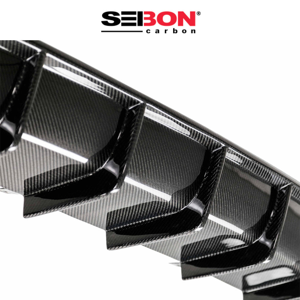 2016-2021年式 ホンダ シビック用 セイボンカーボン TRスタイル カーボンファイバー製リアリップ　Seibon Carbon TR-Style Carbon Fiber Rear Lip For 2016-2018 Honda Civic 4 Dr (消費税、送料込み)