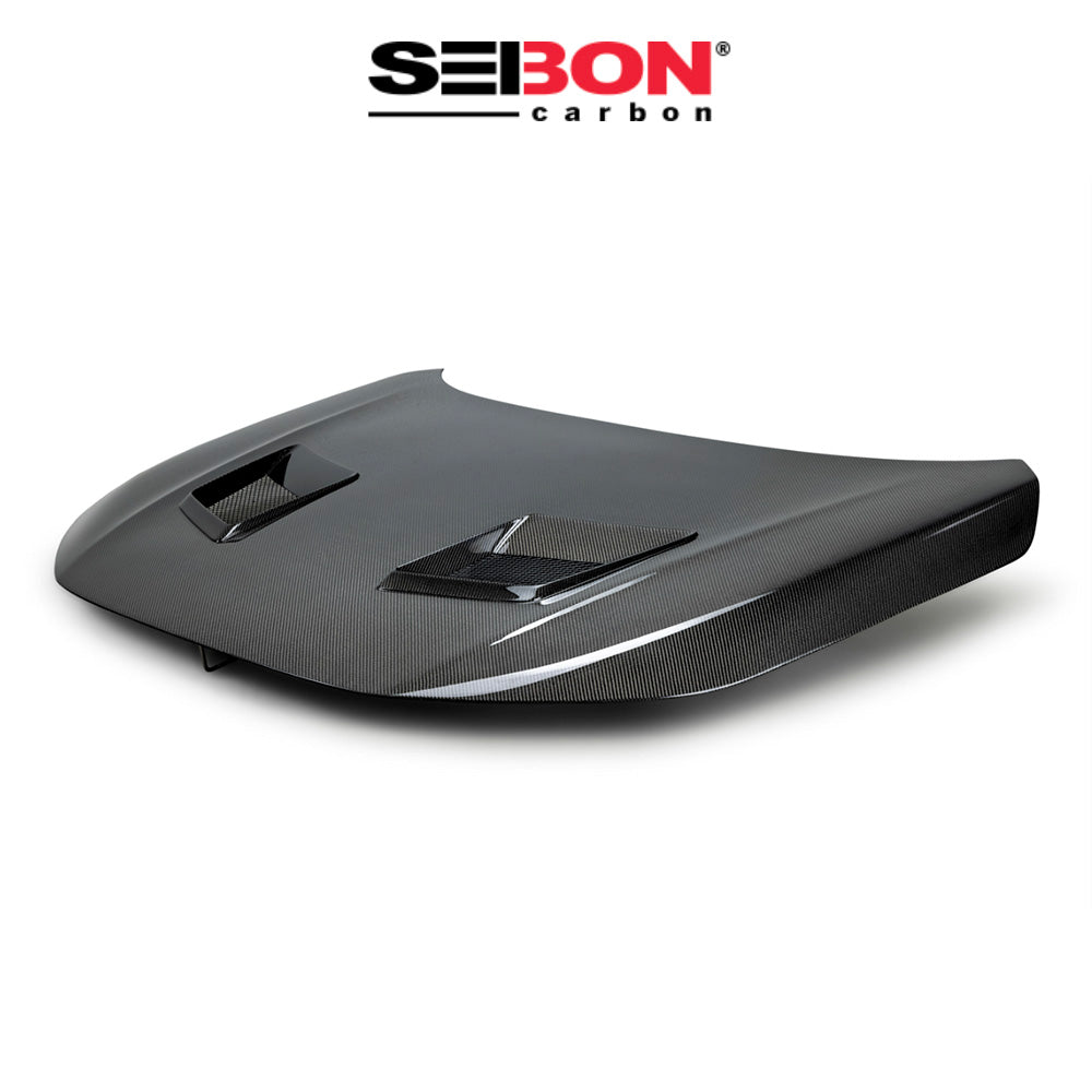 2022-2025年式 ホンダシビック用 セイボンカーボン THRWスタイル カーボンファイバー製ボンネット　Seibon Carbon THRW-Style Carbon Fiber Hood For 2022-2023 Honda Civic 4 DR (消費税、送料込み)