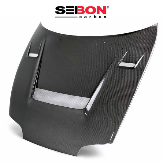 1993-1998年式 トヨタ スープラ用 セイボンカーボン KBスタイル カーボンファイバー製ボンネット　Seibon Carbon KB-Style Carbon Fiber Hood For 1993-1998 Toyota Supra (消費税、送料込み)