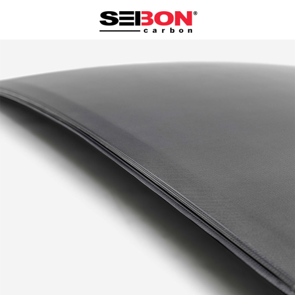 2019-2025年式トヨタ カローラスポーツ用 セイボンカーボン ドライカーボンファイバー製ルーフ(マット仕上げ)　Seibon Carbon Dry Carbon Fiber Roof For 2019-2025 Toyota Corolla Hatchback / GR Corolla - Matte (消費税、送料込み)