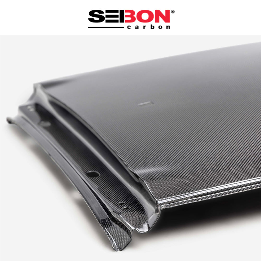 2019-2025年式トヨタ カローラスポーツ用 セイボンカーボン ドライカーボンファイバー製ルーフ(グロス仕上げ)　Seibon Carbon Dry Carbon Fiber Roof For 2019-2025 Toyota Corolla Hatchback / GR Corolla - Gloss (消費税、送料込み)