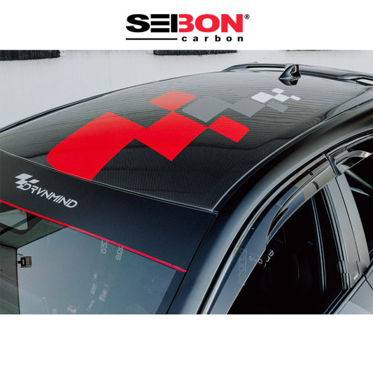 2023-2025年式トヨタ ＧＲカローラ用 セイボンカーボン ドライカーボンファイバー製ルーフ(グロス仕上げ)　Seibon Carbon Dry Carbon Fiber Roof For 2019-2025 Toyota Corolla Hatchback / GR Corolla - Gloss (消費税、送料込み)