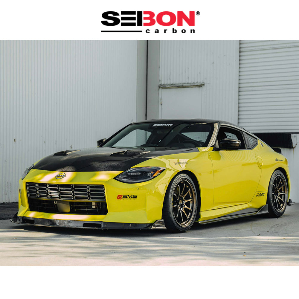 2023-2025年式 日産 フェアレディ Z用 セイボンカーボン カーボンファイバー MBスタイル サイドスカートセット Seibon Carbon MB-Style Carbon Fiber Side Skirts For 2023-2025 Nissan Z (送料無料)