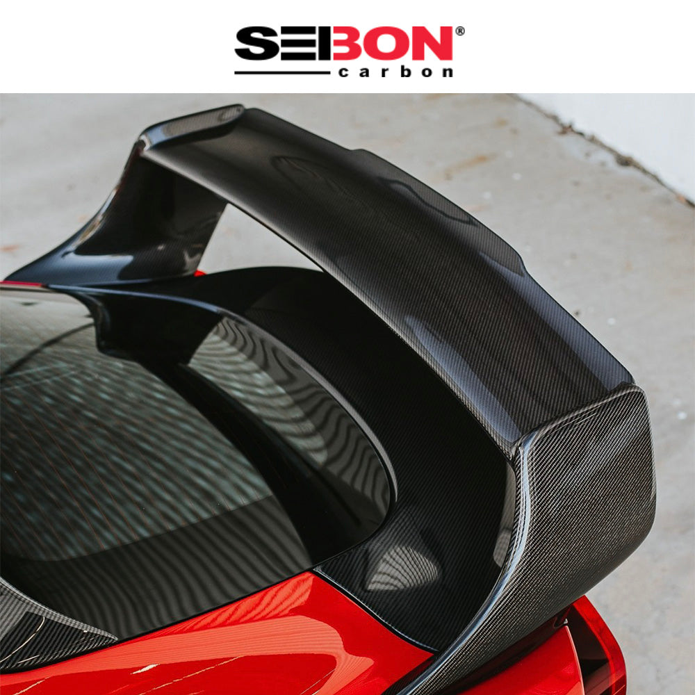 2020-2026年式 トヨタ GR スープラ用 セイボンカーボン カーボンファイバー TDスタイル リアスポイラー Seibon Carbon TD-Style Carbon Fiber Rear Spoiler For 2020-2026 Toyota GR Supra (消費税、送料込み)