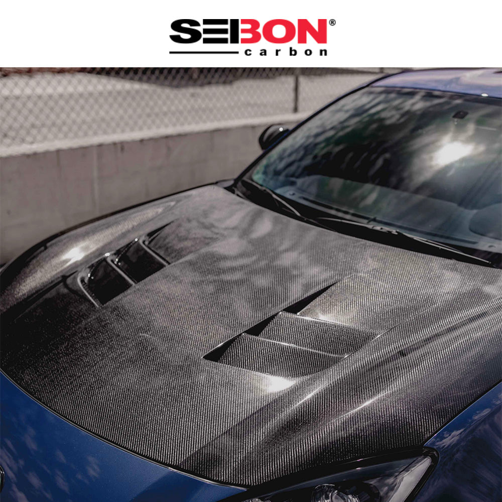 SEIBON セイボン カーボンボンネット TSスタイル 光沢仕上げ ホンダ シビック EJ6 EJ7 EJ8 1996〜1998 DX/EX/HX 海外仕様車 SEIBON セイボン カーボンボンネット TSスタイル 光沢仕上げ レクサス