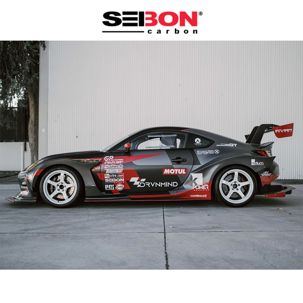 2022-2025年式 スバル BRZ用 セイボンカーボン カーボンファイバー製ドアセット Seibon Carbon Carbon Fiber Doors For 2022-2025 Toyota GR86/ Subaru BRZ (消費税、送料込み)