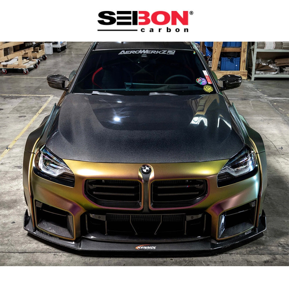 2023-2025年式ＢＭＷ M２ クーペ用 セイボンカーボン 純正スタイルのカーボンファイバー製ボンネット (消費税、送料込み)