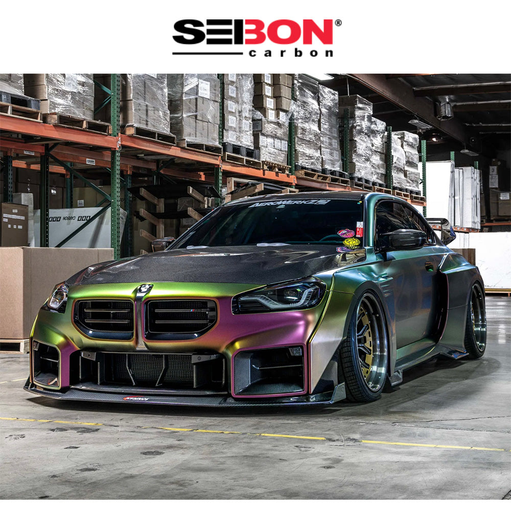 2023-2025年式ＢＭＷ M２ クーペ用 セイボンカーボン 純正スタイルのカーボンファイバー製ボンネット (消費税、送料込み)