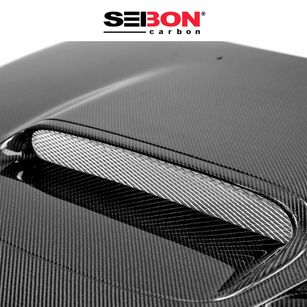 2008-2014年式 スバル WRX S4用 セイボンカーボン カーボンファイバー CWIIスタイル ボンネット Seibon Carbon CWII-Style Carbon Fiber Hood For 2008-2014 Subaru WRX/STi (消費税、送料込み)