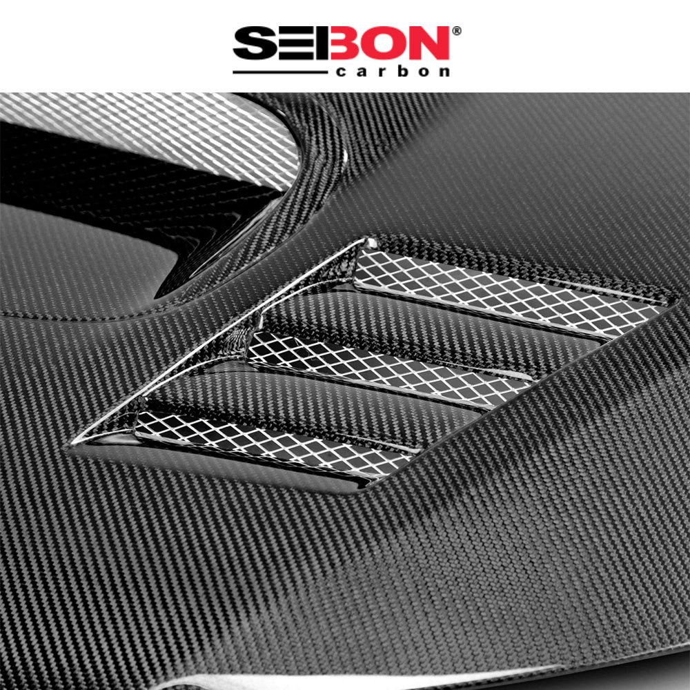 2008-2014年式 スバル WRX S4用 セイボンカーボン カーボンファイバー CWIIスタイル ボンネット Seibon Carbon CWII-Style Carbon Fiber Hood For 2008-2014 Subaru WRX/STi (消費税、送料込み)