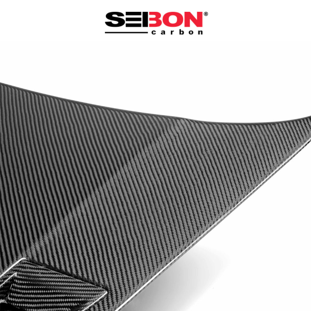 2006-2010年式 ホンダ シビック セダン用 セイボンカーボン MG2スタイル カーボンファイバー製ボンネット　Seibon Carbon MGII-Style Carbon Fiber Hood For 2006-2010 Honda Civic 4DR JDM / Acura CSX (消費税、送料込み)