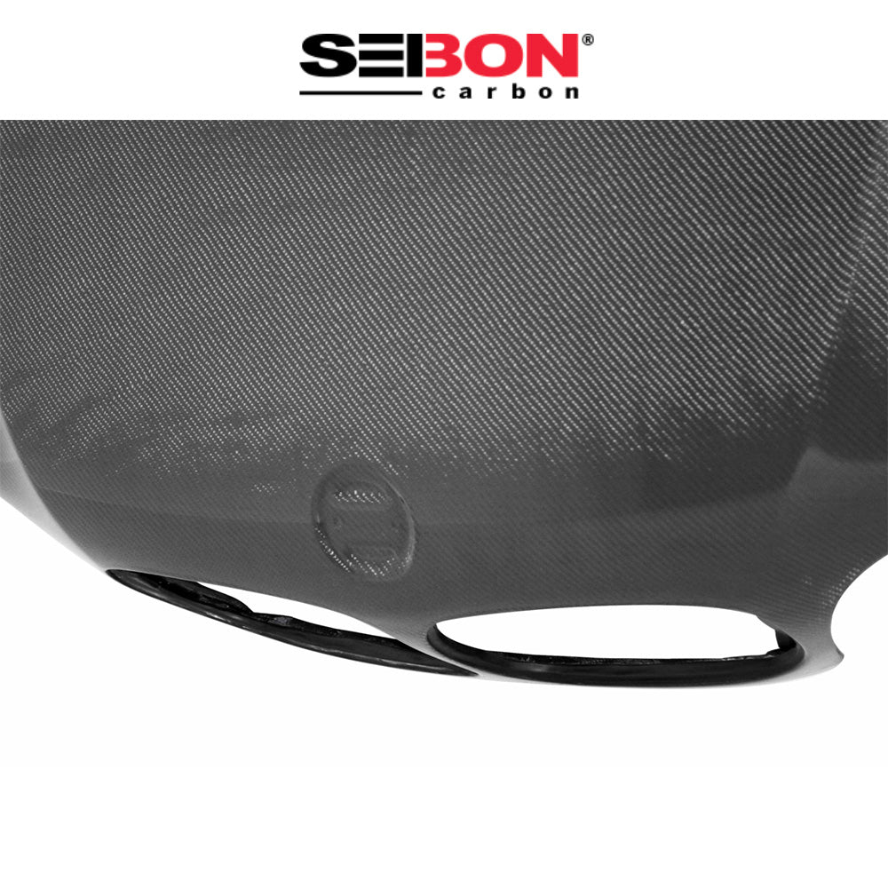 2004-2006年式ＢＭＷ ３シリーズ クーペ用 セイボンカーボン 純正スタイル カーボンファイバー製ボンネット　Seibon Carbon OEM-Style Carbon Fiber Hood For 2004-2006 BMW E46 3 Series Couple (消費税、送料込み)