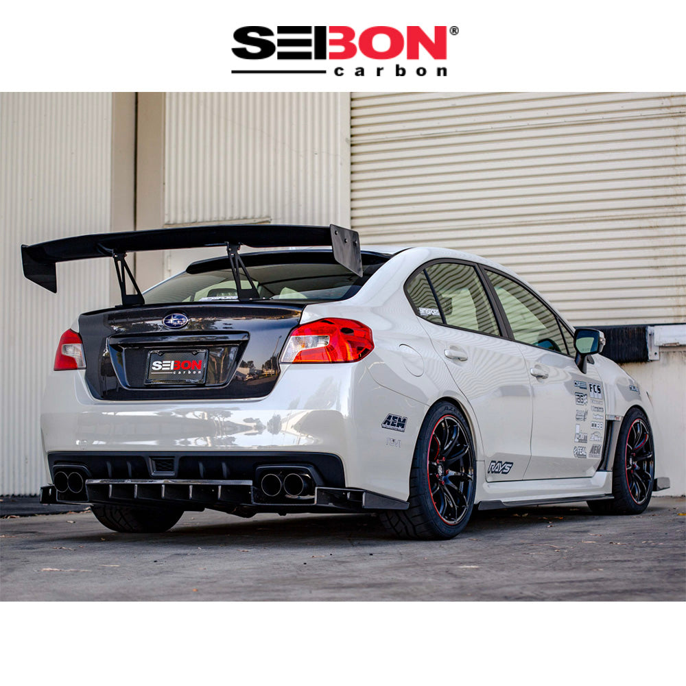 2015-2021年式 スバル WRX STI 用 セイボンカーボン カーボンファイバー GTスタイル リアスポイラー Seibon Carbon GT-Style Carbon Fiber Rear Spoiler For 2015-2021 Subaru WRX/STi (送料無料)