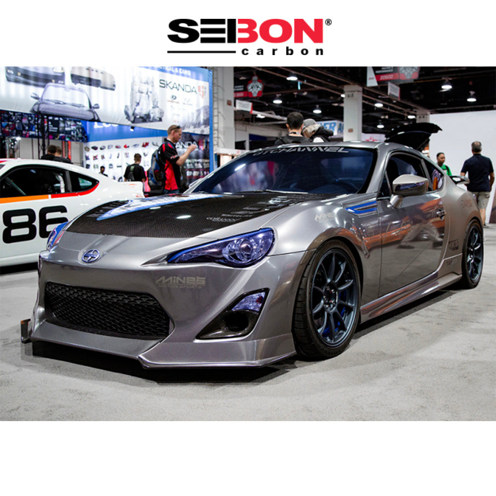 2013-2020年式 トヨタ ８６用 セイボンカーボン 純正スタイルのカーボンファイバー製ボンネット Seibon Carbon OEM-Style Carbon Fiber Hood For 2013-2020 Scion FRS / Toyota 86 / Subaru BRZ (消費税、送料込み)