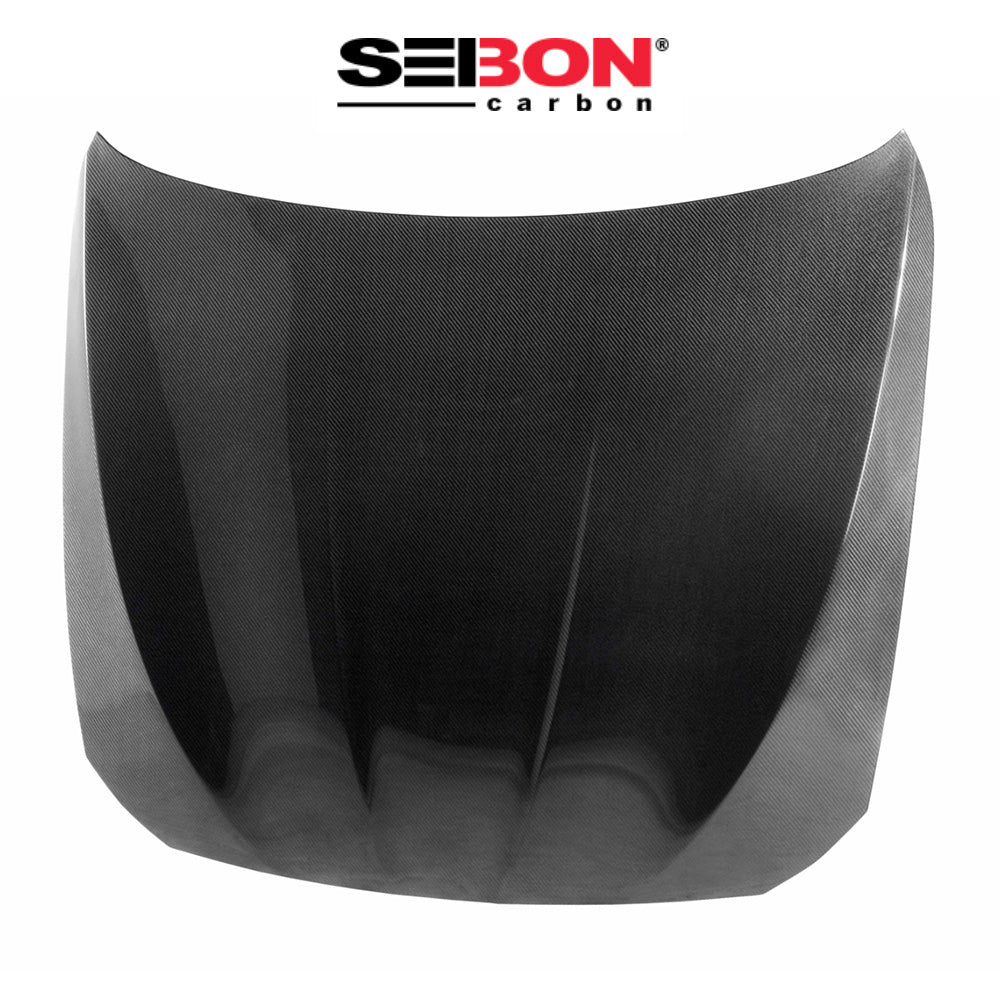 2011-2016年式ＢＭＷ ５シリーズ用 セイボンカーボン 純正スタイル カーボンファイバー製ボンネット　Seibon Carbon OEM-Style Carbon Fiber Hood For 2011-2016 5-Series And 2013-2016 M5 (消費税、送料込み)