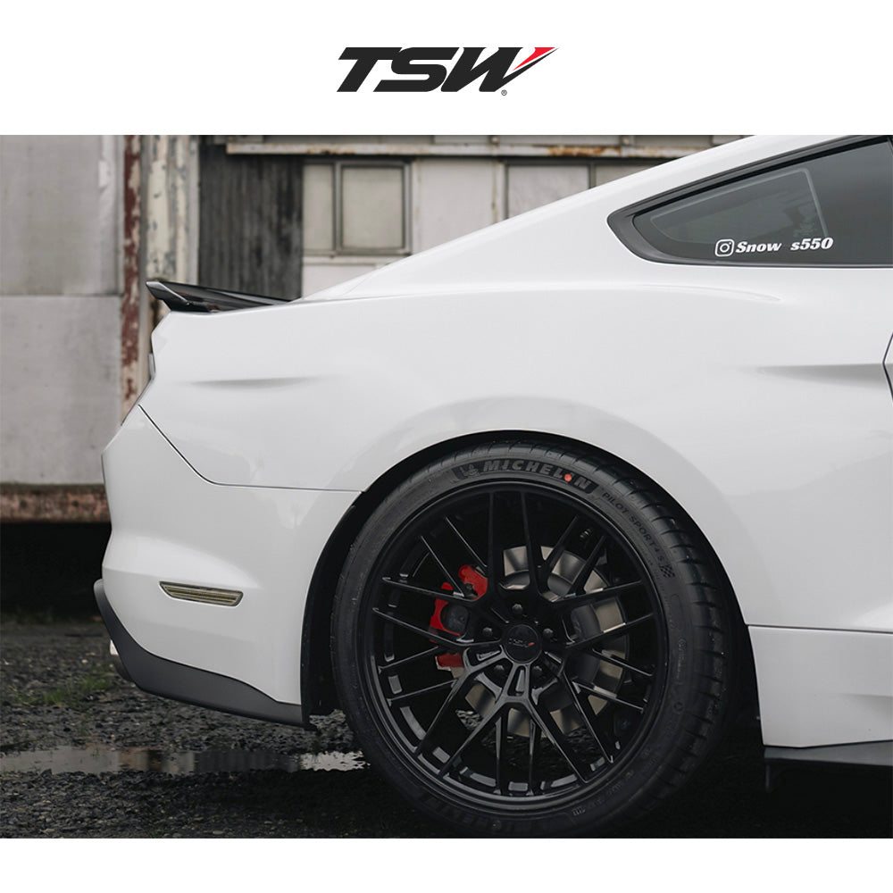 日産フェアレディＺ (Nissan Z)用 TSW デイトナ 19x8.5J ET 35 フロント 19x9.5J ET 25 リア グロスブラック ホイール４本セット TSW DAYTONA 19X8.5 5X4.5 72 +35 G-BLK / DAYTONA 19X9.5 5X4.5 72 +25 G-BLK (送料無料)