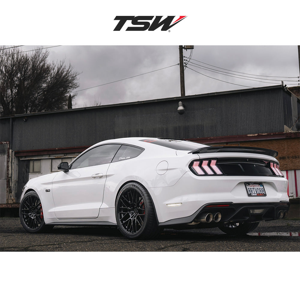 日産フェアレディＺ (Nissan Z)用 TSW デイトナ 19x8.5J ET 35 フロント 19x9.5J ET 25 リア グロスブラック ホイール４本セット TSW DAYTONA 19X8.5 5X4.5 72 +35 G-BLK / DAYTONA 19X9.5 5X4.5 72 +25 G-BLK (送料無料)
