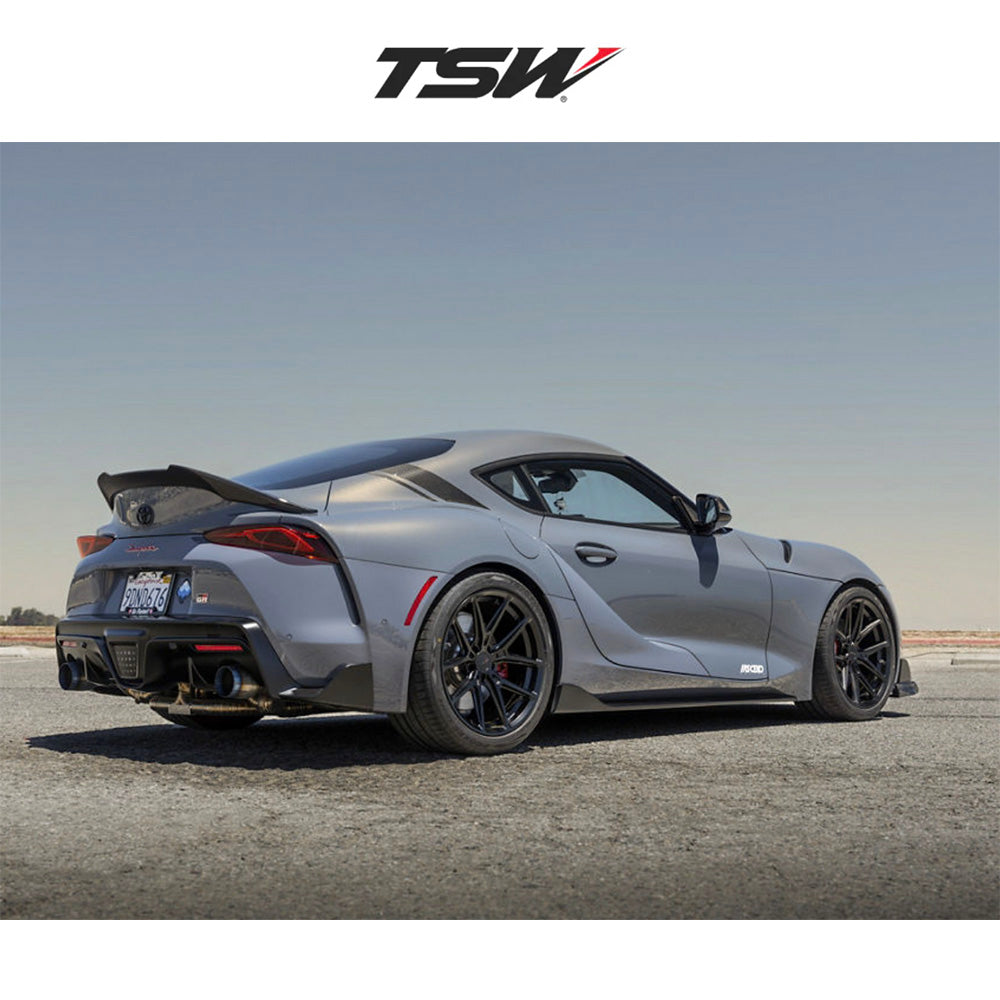 アウディＳ４用TSW イモラ 19x8.5J ET 35 フロント、リア マットブラック フロー成形アルミニウムホイール４本セット　TSW IMOLA 19X8.5 5X112 66 +35 M-BLK (消費税、送料込み)