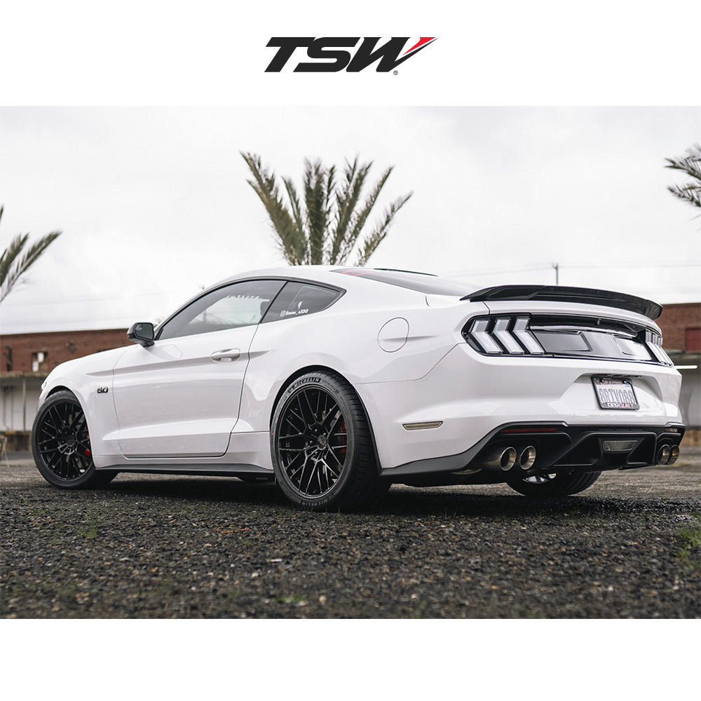 日産フェアレディＺ (Nissan Z)用 TSW デイトナ 19x8.5J ET 35 フロント 19x9.5J ET 25 リア グロスブラック ホイール４本セット TSW DAYTONA 19X8.5 5X4.5 72 +35 G-BLK / DAYTONA 19X9.5 5X4.5 72 +25 G-BLK (送料無料)