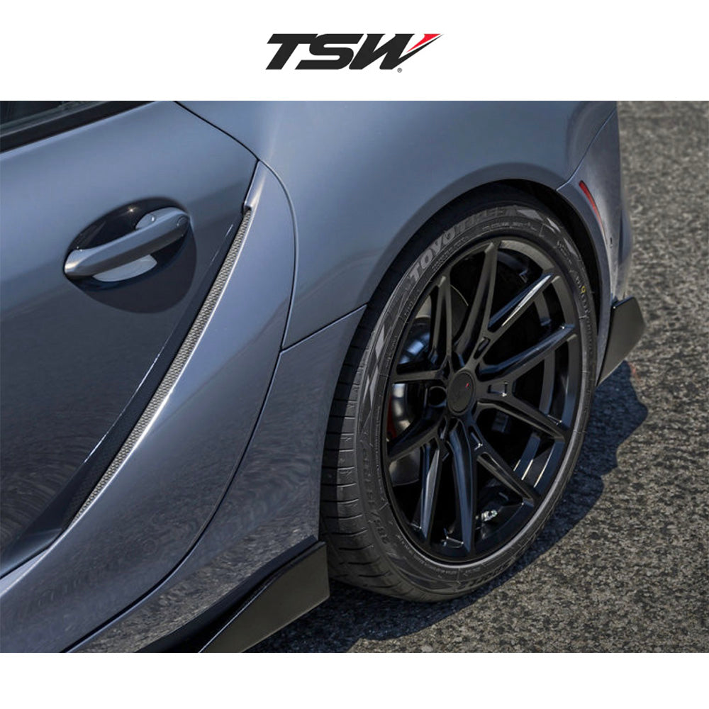 アウディＳ４用TSW イモラ 19x8.5J ET 35 フロント、リア マットブラック フロー成形アルミニウムホイール４本セット　TSW IMOLA 19X8.5 5X112 66 +35 M-BLK (消費税、送料込み)