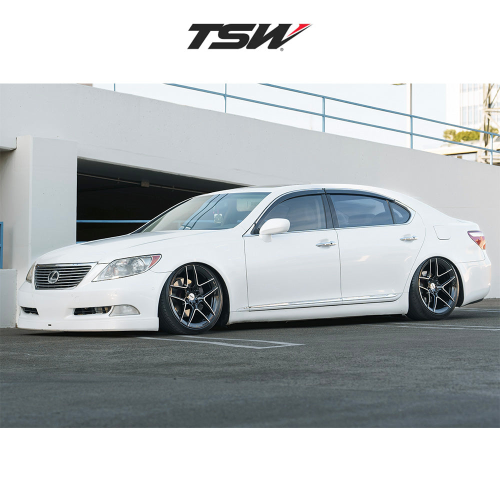 テスラモデル３用TSW スリップストリーム 20x9J ET 35 フロント、リア グロスブラック マシンドフェイス フロー成形アルミニウムホイール４本セット　TSW SLIPSTREAM 20X9 5X4.5 72 +35 GBLK-MCH (消費税、送料込み)