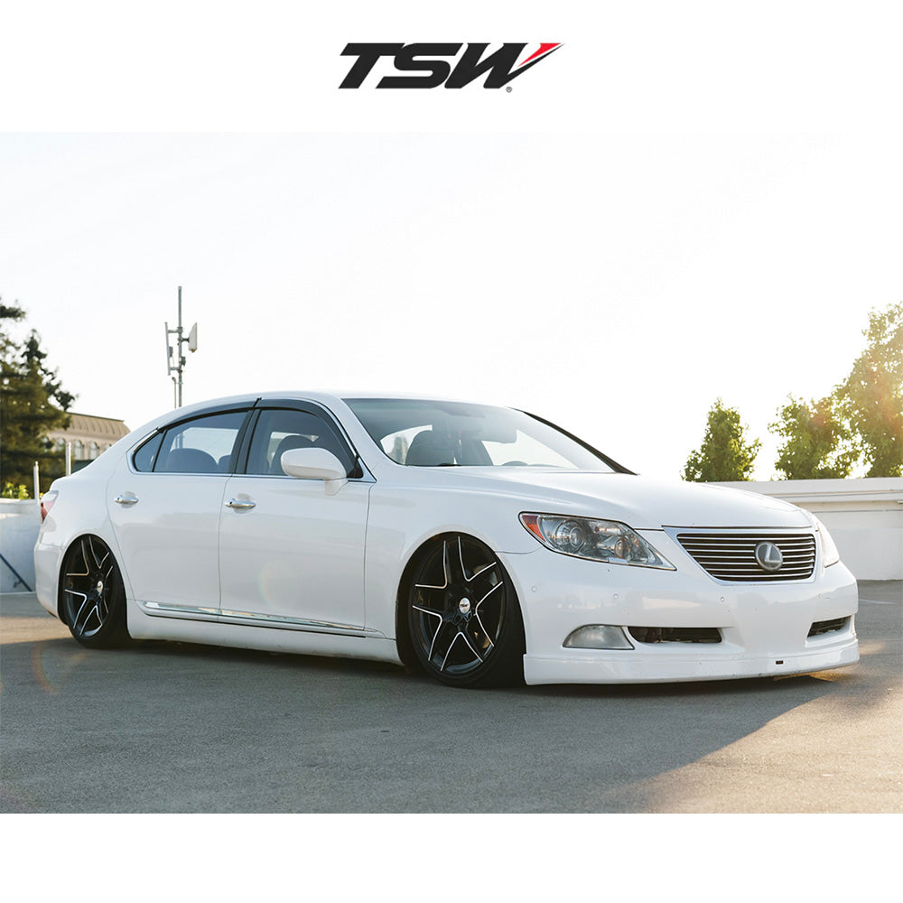 テスラモデル３用TSW スリップストリーム 20x9J ET 35 フロント、リア グロスブラック マシンドフェイス フロー成形アルミニウムホイール４本セット　TSW SLIPSTREAM 20X9 5X4.5 72 +35 GBLK-MCH (消費税、送料込み)