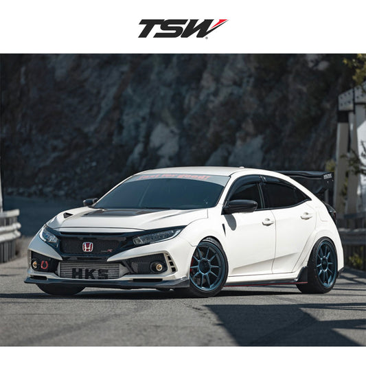 ホンダ シビック　タイプＲ (Honda Civic Type-R)用 TSW イマトラ サテンダークブルー 18x8.5J ET 35 フロント&リア ホイール４本セット TSW IMATRA 18X8.5 5X120 76 +35 S-BLUE (送料無料)