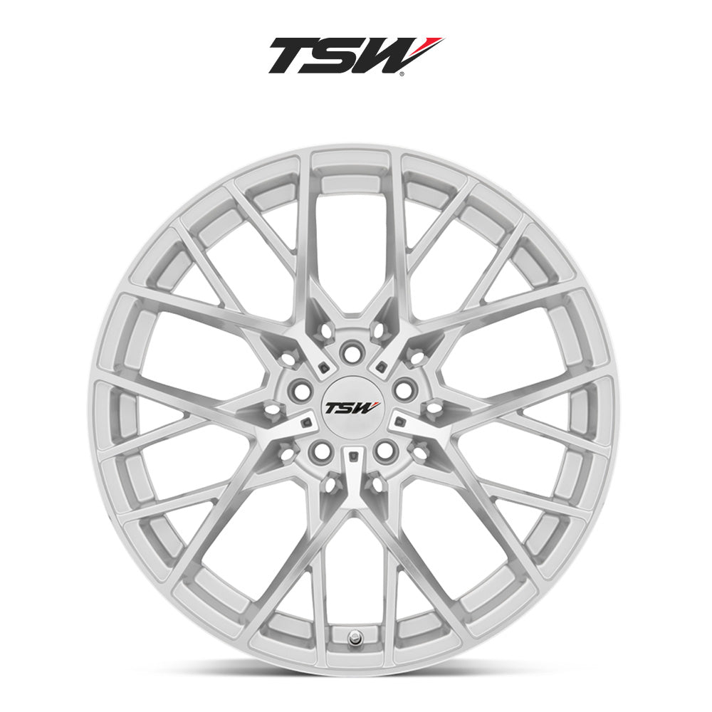 日産 フェアレディZ (Nissan 370Z)用 TSW セブリング 19x8.5J ET 20 フロント 19x9.5 ET 20 リア シルバー / ミラーカットフェイス ホイール４本セット TSW TW SEBRING 19X8.5 5X114 +20 76 SLV MIR / TW SEBRING 19X9.5 5X114 +20 76 SLV MIR (送料無料)