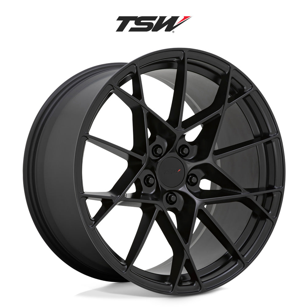 日産 フェアレディZ (Nissan 370Z)用 TSW セクター 20x9J ET 30 フロント 20x10.5 ET 23リア セミグロスブラック ホイール４本セット TSW TW SECTOR 20X9 5X114 +30 76.1 SG-BLK / TW SECTOR 20X10.5 5X114 +23 76.1 SG-BLK (送料無料)