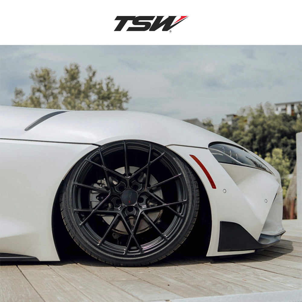 日産 フェアレディZ (Nissan 370Z)用 TSW セクター 20x9J ET 30 フロント 20x10.5 ET 23リア セミグロスブラック ホイール４本セット TSW TW SECTOR 20X9 5X114 +30 76.1 SG-BLK / TW SECTOR 20X10.5 5X114 +23 76.1 SG-BLK (送料無料)