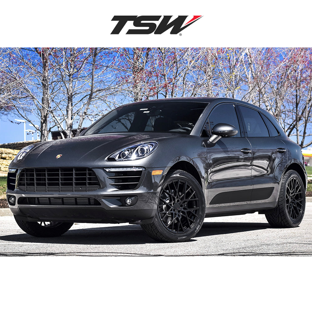 BMW X5用 TSW セブリング 18x8.5J マットブラックホイール４本セット TSW Sebring TWSEB 18X8.5 5X112 M-BLK 32MM (送料無料)