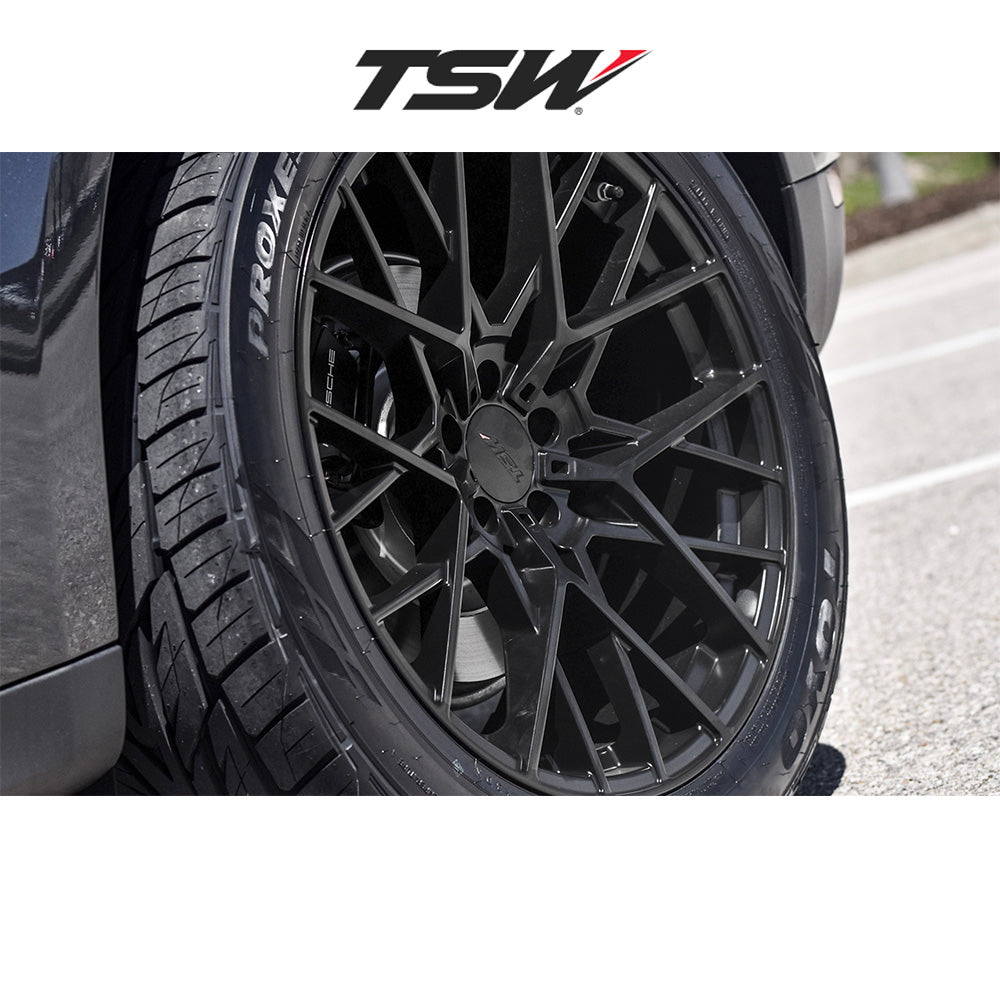 BMW X5用 TSW セブリング 18x8.5J マットブラックホイール４本セット TSW Sebring TWSEB 18X8.5 5X112 M-BLK 32MM (送料無料)