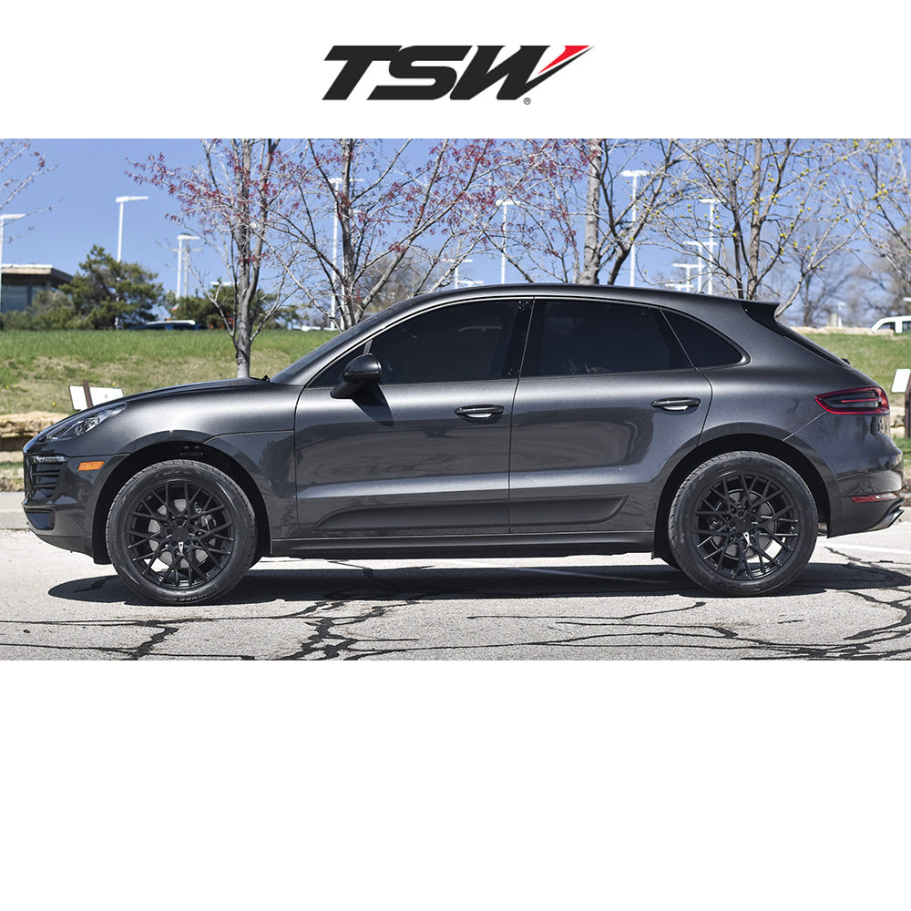 BMW X5用 TSW セブリング 18x8.5J マットブラックホイール４本セット TSW Sebring TWSEB 18X8.5 5X112 M-BLK 32MM (送料無料)