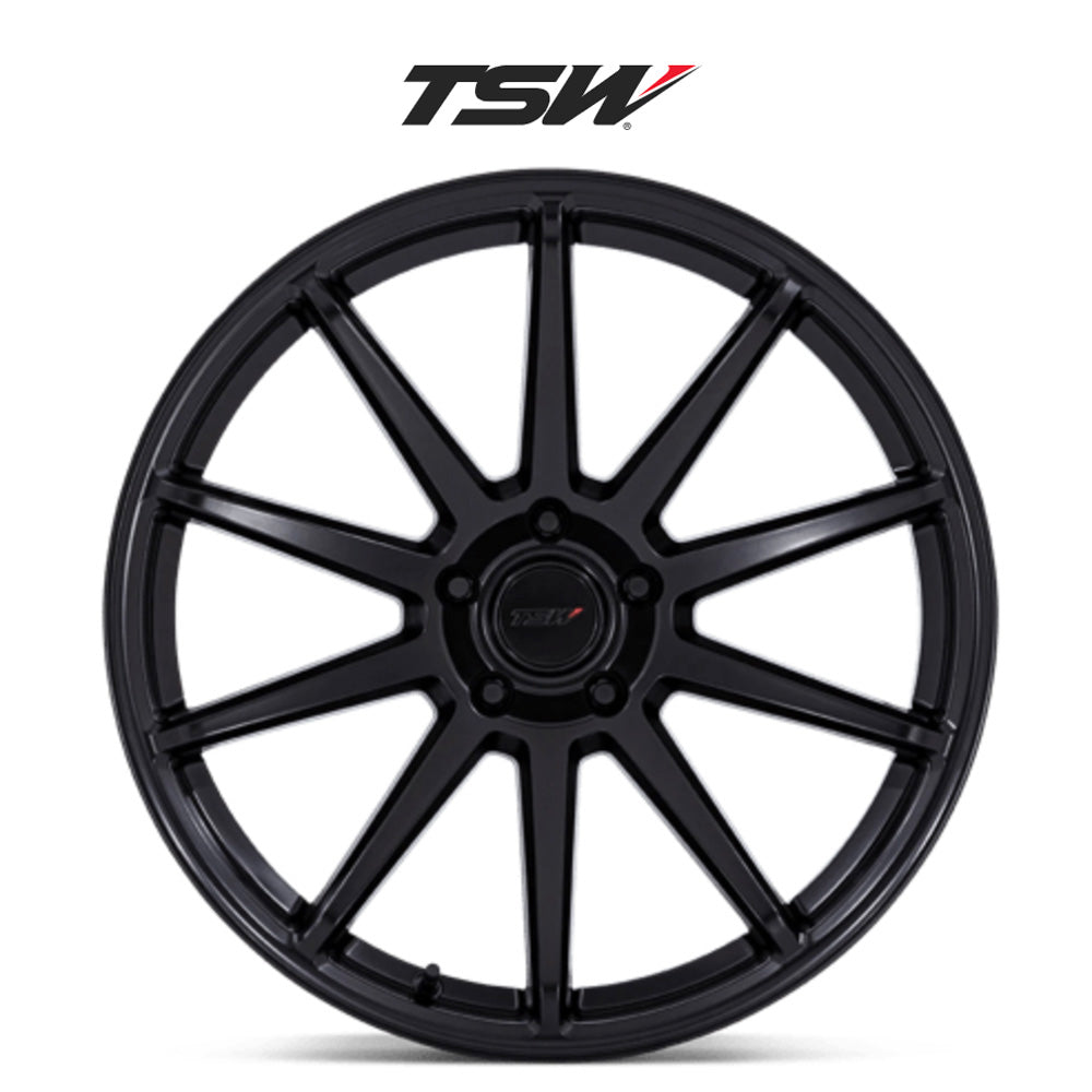 BMW X5用 TSW カナード 20x9J マットブラックホイール４本セット TSW Canard TW004 20X9 5X112 M-BLK 27MM (送料無料)