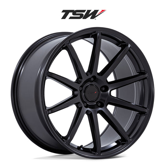 トヨタ ＧＲ８６(Toyota GR86)用 TSW カナード 19x8.5J ET 38 フロント&リア マットブラックホイール４本セット TSW CANARD 19X8.5 5X100 72 +38 M-BLK (送料無料)