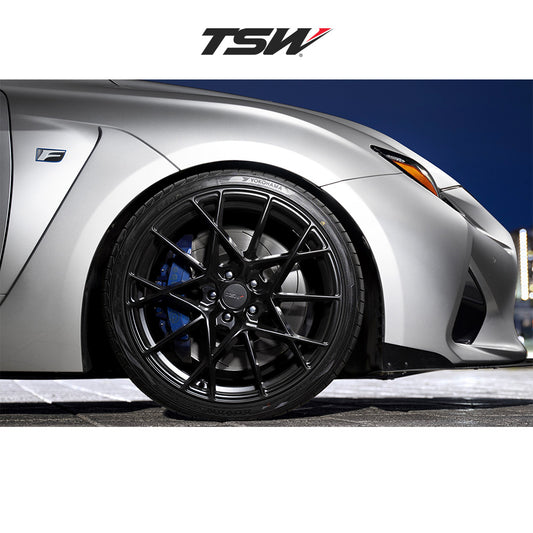 テスラ モデル３ (TESLA Model 3)用 TSW セクター 20x9J セミグロスブラック ホイール４本セット TSW Sector TWSTR 20X9 5X4.5 SEMI-GL-BLK 30MM (送料無料)