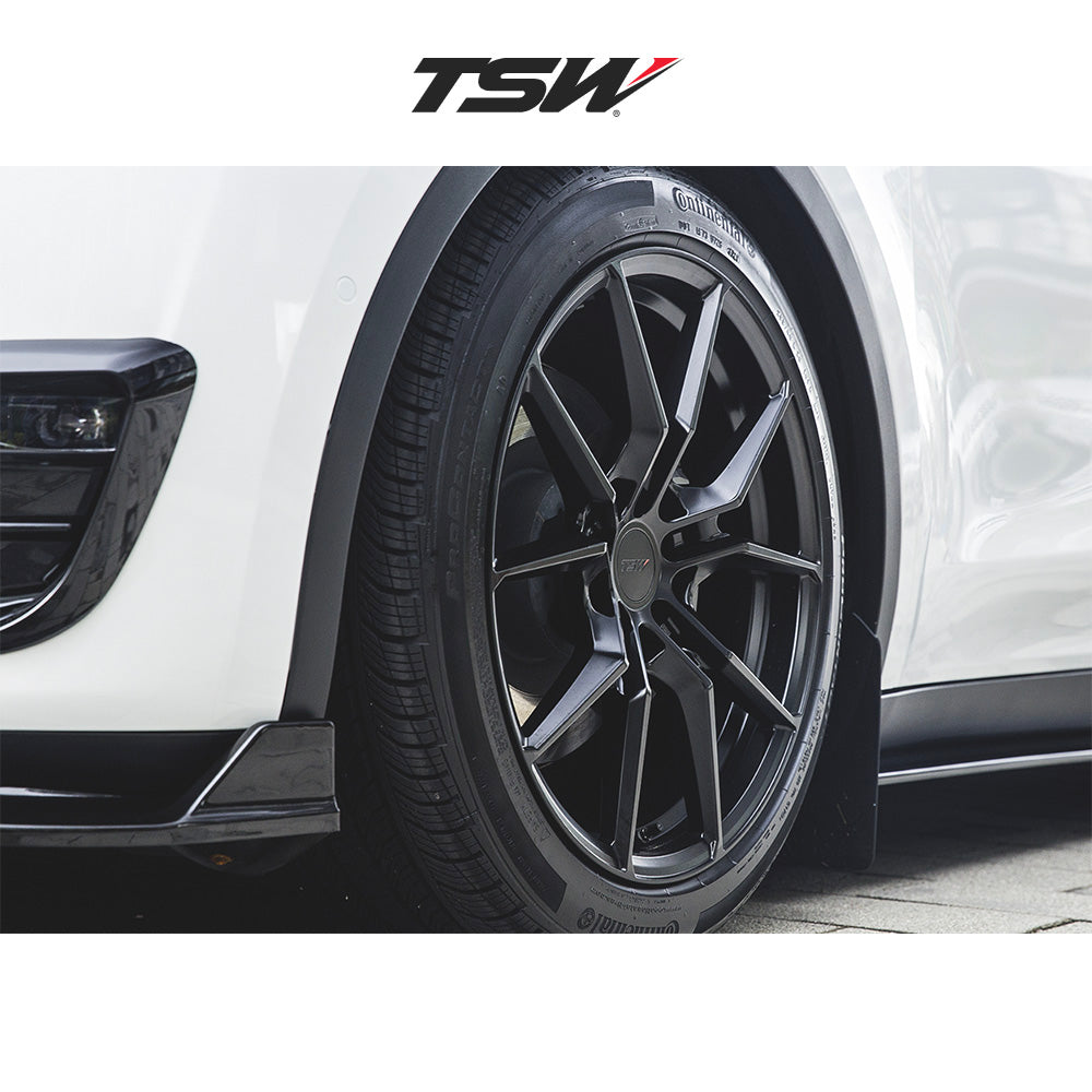 トヨタ プリウス(Toyota Prius)用 TSW ネプチューン 18x8J ET 35 フロント&リア セミグロスブラック ホイール４本セット TSW TW NEPTUNE 18X8 5X114 +35 76 S-BLK (消費税、送料込み)