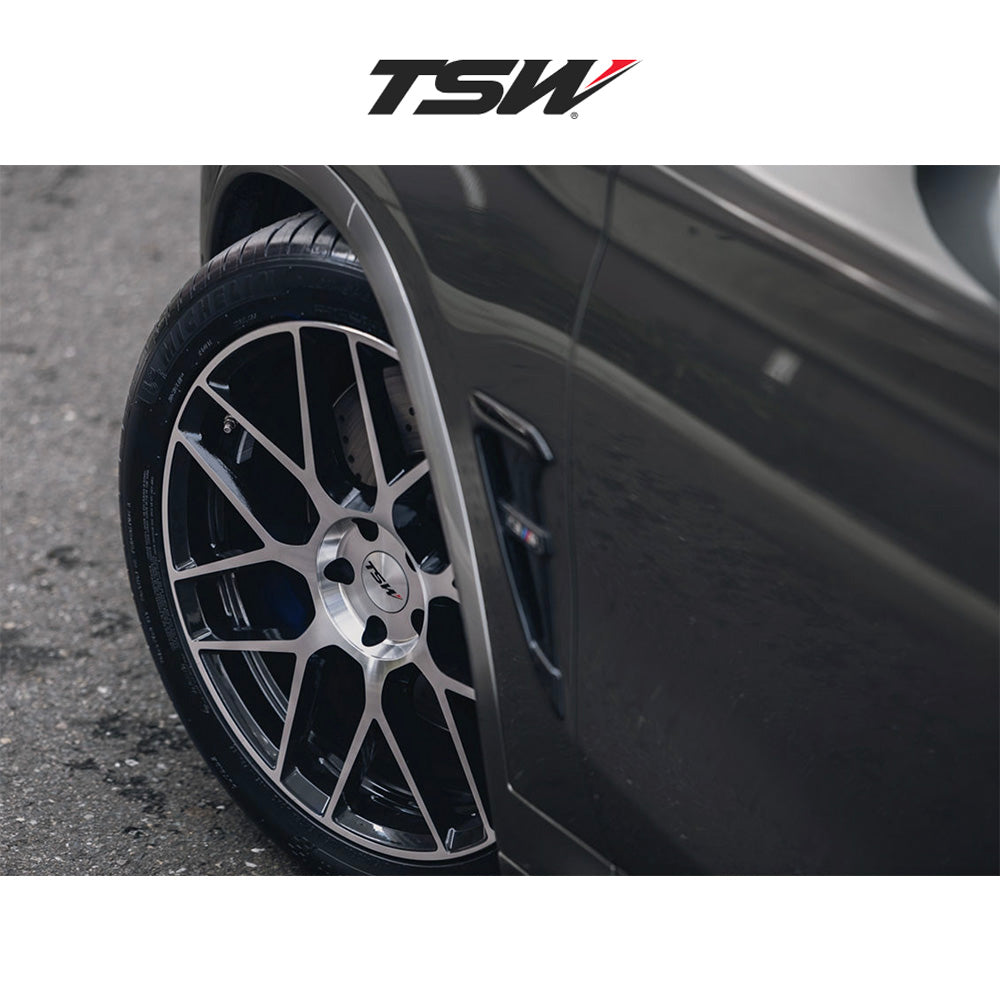BMW X5用 TSW ラサルト 22x9J グロスブラックマシンド ホイール４本セット TSW Lasarthe TW002 22X9 5X112 G-BLK-MCH 27MM (送料無料)
